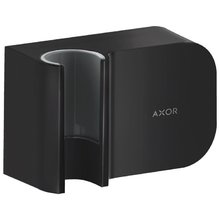 Шланговое подключение для душа Axor One 45723670, с держателем, черный матовый