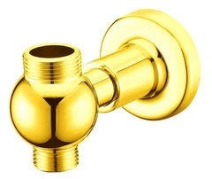 Шланговое подключение Boheme Imperiale 614 для душевой стойки, золото