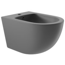 Биде Aqueduto Ovo, подвесное, цвет серый матовый, OVO0330