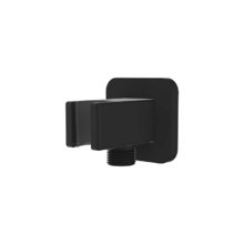 Шланговое подключение Vincea VSC-32MB, с держателем ручного душа, цвет черный матовый