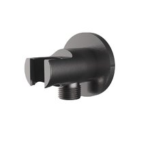 Шланговое подсоединение с держателем Vincea, воронёная сталь, gunmetal, VSC-31GM