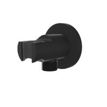 Шланговое подсоединение с держателем Vincea, цвет черный матовый, VSC-31MB