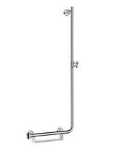 Штанга для душа Hansgrohe Unica Comfort 110 см, 26404400, правосторонняя, белый/хром