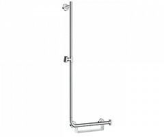 Штанга для душа Hansgrohe Unica Comfort 110 см, 26403400, левосторонняя, белый/хром