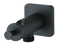 Шланговое подключение с держателем Lemark Bronx LM3785BL, черный матовый