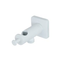 Шланговое подключение с держателем Lemark LM3785MW, белый матовый