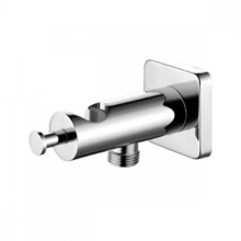 Шланговое подключение Lemark, с держателем лейки для душа, хром, LM7885C