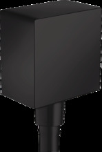 Шланговое подсоединение Hansgrohe FixFit Square, черный матовый, 26455670