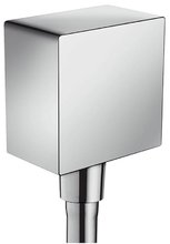 Шланговое подсоединение Hansgrohe FixFit Square, хром, 26455000