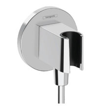 Шланговое подсоединение Hansgrohe FixFit S, с держателем для лейки, хром, 26888000