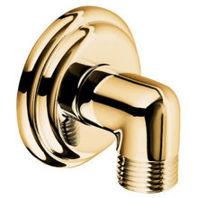 Шланговое подключение Kludi Adlon 1210145-00 угловое, золото