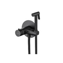 Гигиенический душ Allen Brau Thermo Rund, 5.60001-31, с термостатическим смесителем, черный матовый