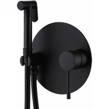 Гигиенический душ Abber Emotion AF8826B со смесителем, цвет черный матовый