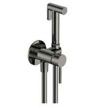 Гигиенический душ Aquame Siena, AQM6217GM, со смесителем, вороненая сталь, gunmetal