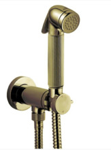 Гигиенический душ Bossini Nikita Mixer Set, E37008.022, со смесителем, бронза