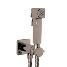 Гигиенический душ Bossini Cube Brass Mixer Set, E38001.094, со смесителем, шлифованный никель