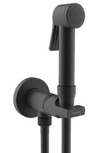 Гигиенический душ Bossini Paloma Apice, E34002B.073, со смесителем, черный матовый