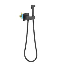 Гигиенический душ Aquatek Лира, AQ1025MB, со смесителем, цвет черный матовый