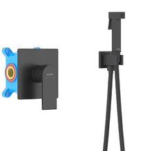 Гигиенический душ Aquatek Лира, AQ1419MB, со смесителем, цвет черный матовый