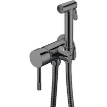 Гигиенический душ Boheme Uno, 467-SGM, со смесителем, PVD покрытие, Shine Gun Metall