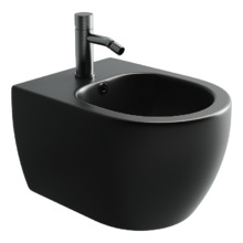 Биде Ceramicanova Play CN3002MB 37 x 49 x 30 см, подвесное, цвет черный матовый