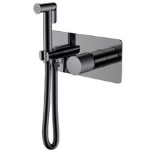 Гигиенический душ Boheme Stick, 127-SGM.2, со смесителем, графит Shine Gun Metal