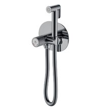 Гигиенический душ Boheme Tech, 157-SGM, со смесителем, Shine Gun Metal