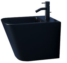 Биде Ceramicanova Union CN4010MB, подвесное, черное матовое