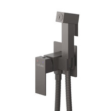 Гигиенический душ Cezares SLIDER-DIF-GM, со смесителем, оружейная сталь