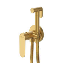 Гигиенический душ Cezares STYLUS-DIF-BORO, со смесителем, брашированное золото