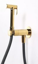 Гигиенический душ Cezares Leaf LEAF-DIF-PO, со смесителем, золото