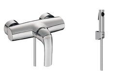 Гигиенический душ Jacob Delafon Cuff E71253RU-CP, со смесителем, хром