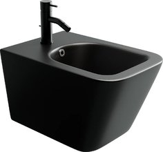 Биде подвесное Ceramicanova Metric CN3008MB, черный матовый