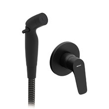 Гигиенический душ Damixa Jupiter, 777510300, со смесителем, цвет черный матовый