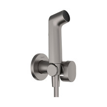 Гигиенический душ Hansgrohe Bidette S 1jet, 29232340, со смесителем, шлифованный черный хром