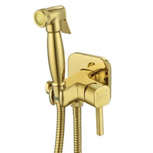 Гигиенический душ Lemark Solo, LM7165G, со смесителем, золото