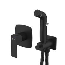 Гигиенический душ Lemark Ursus, LM7219BL, со смесителем, чёрный