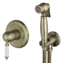 Гигиенический душ Lemark Villa, LM4819B, со смесителем, бронза