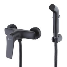 Гигиенический душ Lemark Bronx, LM3718BL, со смесителем, черный