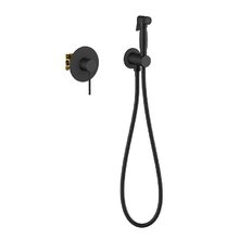 Гигиенический душ Timo Saona, 2389/03SM, со смесителем, чёрный матовый