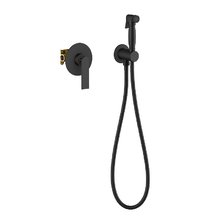 Гигиенический душ Timo Anni 2789/03SM, со смесителем, чёрный матовый