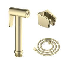 Лейка гигиеническая Aquatek AQ2054BG, со шлангом и держателем, золото шлифованное