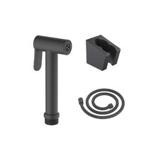 Гигиенический душ Aquatek AQ2054MB, шланг 120 см, держатель, цвет черный матовый