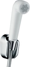 Лейка гигиеническая Hansgrohe Croma 32127000 1.25 м с держателем, белый/хром