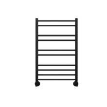 Полотенцесушитель водяной Aquatek Вега П10, 50/80, ширина 50 см, высота 80 см, нижнее подключение, цвет черный муар, AQ DR1080BL