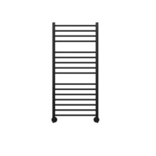 Полотенцесушитель водяной Aquatek Либерти П16, 50/110, ширина 50 см, высота 110 см, нижнее подключение, цвет черный муар, AQ RR1610BL