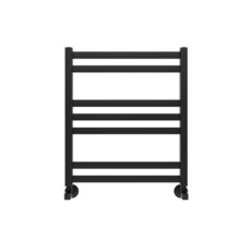 Полотенцесушитель водяной Aquatek Лира П7, 50/60, ширина 50 см, высота 60 см, нижнее подключение, цвет черный муар, AQ KP0760BL