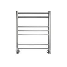 Полотенцесушитель водяной Aquatek Либерти П7, 50/60, ширина 50 см, высота 60 см, нижнее подключение, цвет хром, AQ RR0760CH