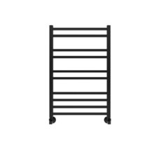 Полотенцесушитель водяной Aquatek Альтаир П10, 50/80, ширина 50 см, высота 80 см, нижнее подключение, цвет черный муар, AQ KK1080BL