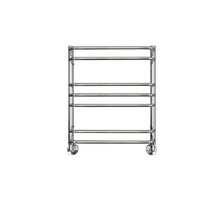 Полотенцесушитель водяной Aquatek Пандора П7, 50/60, ширина 50 см, высота 60 см, нижнее подключение, цвет хром, AQ RRС0760CH